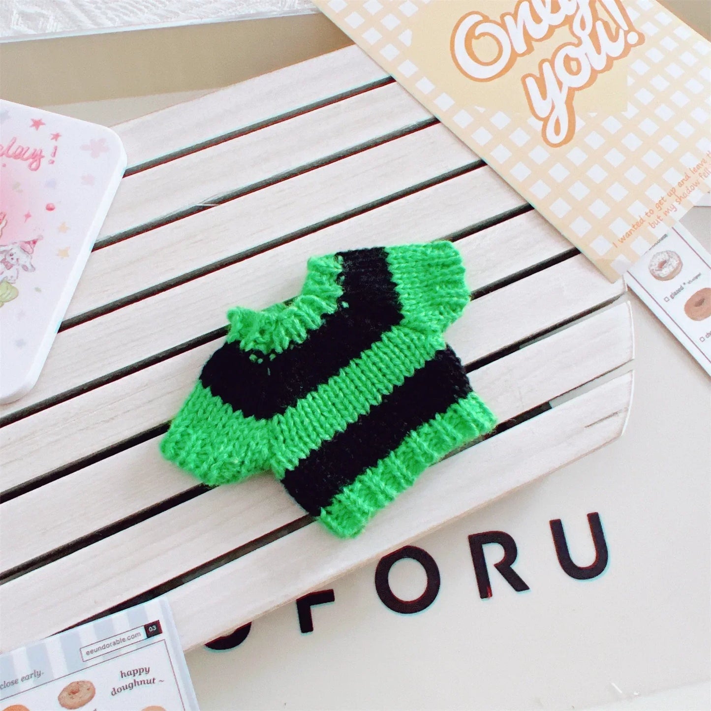 10cm Cute Mini Plush Doll'S Clothes Outfit Accessories For Korea Kpop Exo Labubu Idol Dolls Sweater Hat Clothing DIY Kid Gift