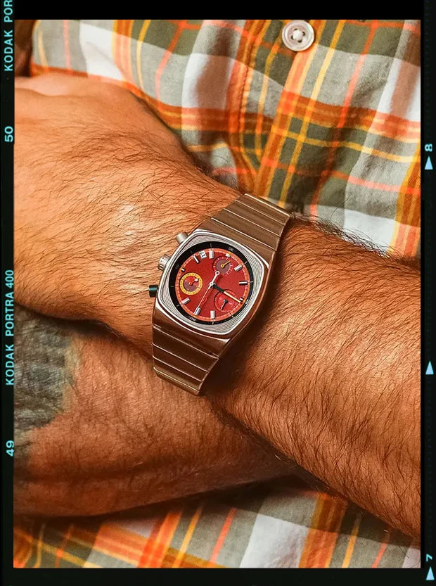 2025 Red square watch niche light luxury, high-end men's watch, trendy watch