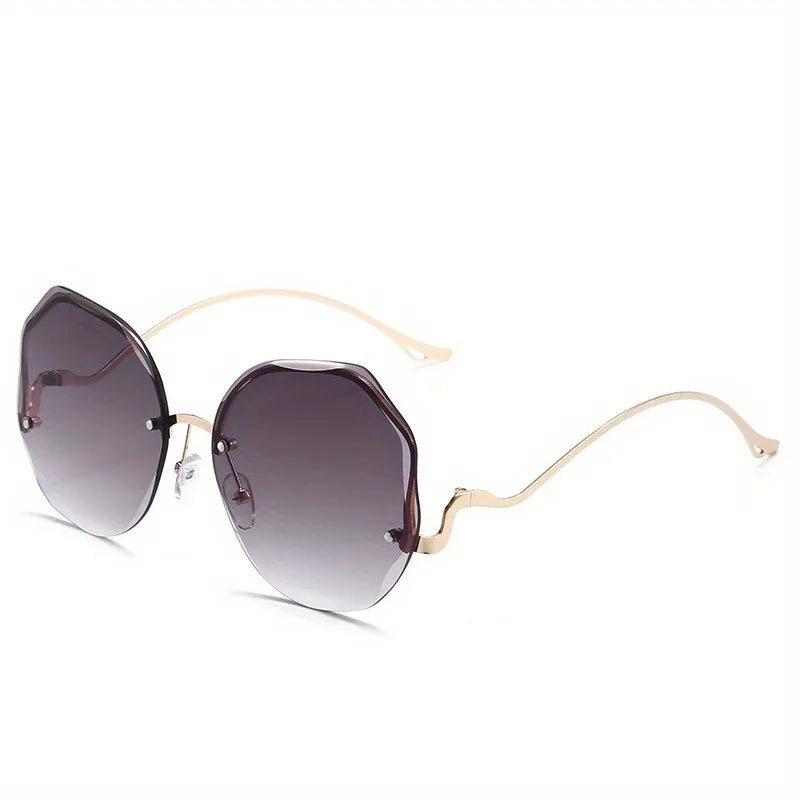 Stylish Frameless Polygon-Shaped Eyewear for Both Men And Women Perfect for Party Decorations