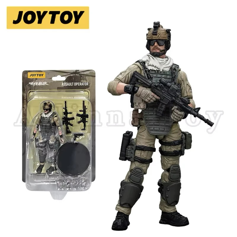 JOYTOY 1/18 3.75 Action Figure Military Armed Force Serie Assault Operator Model