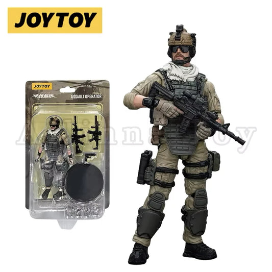 JOYTOY 1/18 3.75 Action Figure Military Armed Force Serie Assault Operator Model