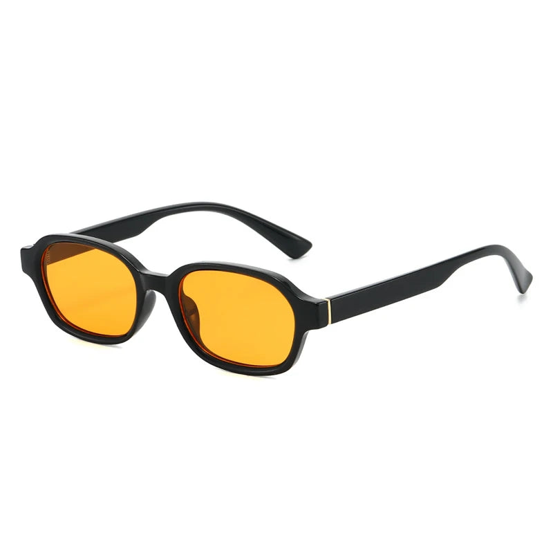JNPCXI New Square Candy Color Sunglasses Women Fashion Leopard Tea Shades UV400