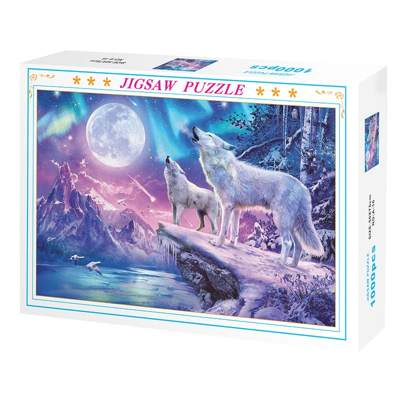 75*50cm 1000PCS Paper Jigsaw Puzzle Landscape Famous Painting Puzzle Character Series Series Home Decaoration Gift