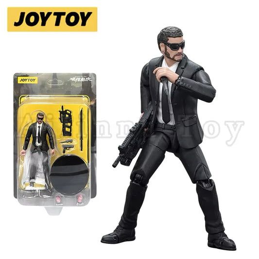 JOYTOY 1/18 3.75 Action Figures Military Armed Force Series Business Suit Model