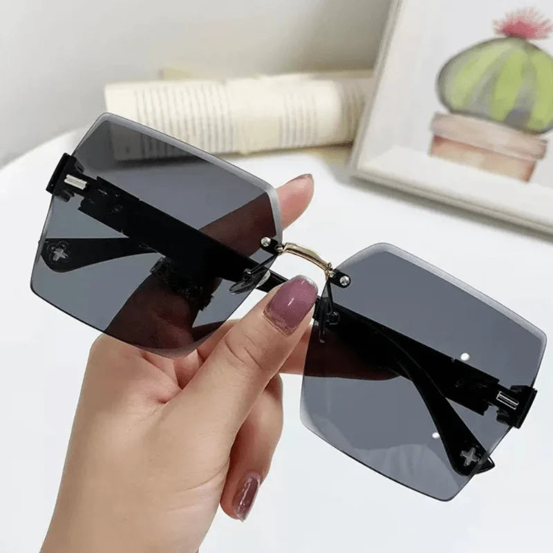 Fashion Frame Cutting Sunglasses Mask Sunglasses Women's Fashion Women's Fashion Sunglasses