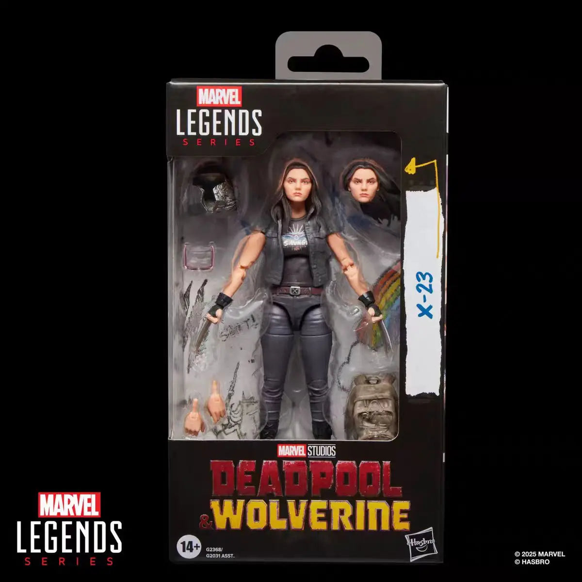 Original Hasbro Marvel DEADPOOL/CASSANDRA NOVA/COWBOYPOOL/X-23/BLADE/WOLOVRINE (BROWN SUIT)/WOLOVRINE Anime Figure Toy