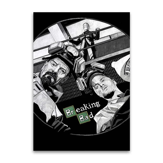 Breaking Bad TV Canvas Wall Art Print Poster Movie Art Decor Painting Unframed 7