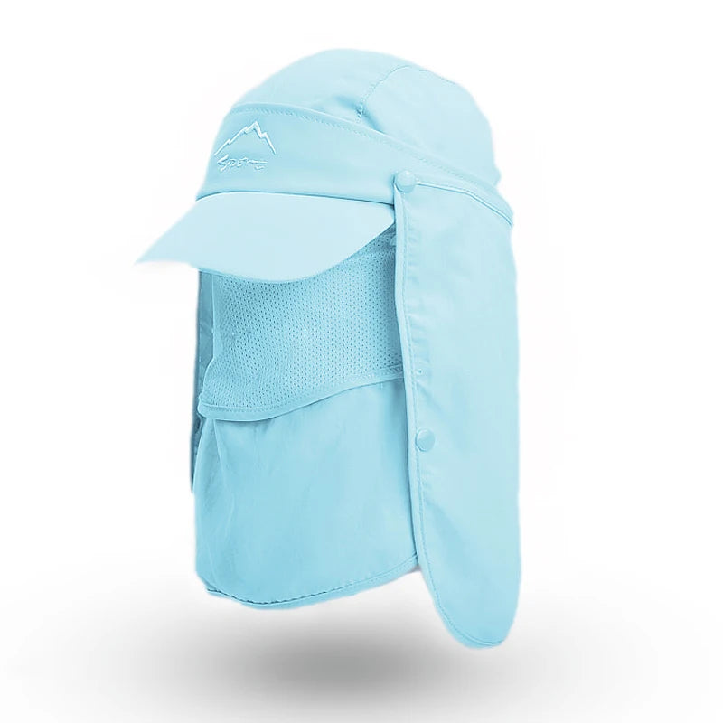 9071-Multifunctional sun hat summer speed dry outdoor fishing hat man sun hat baseball cap male cross-border