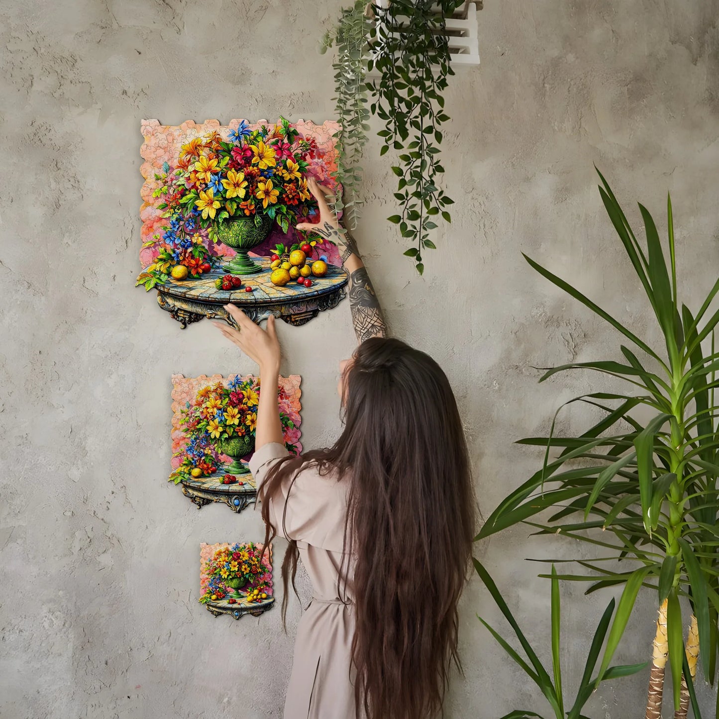 Human Candy Scenery Wooden Jigsaw Puzzle Wood Decor Painting Christmas and Halloween Gift Toy For Teen And Kid