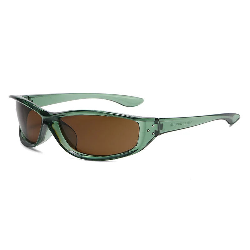 JNPCXI New Retro Y2K Candy Color Cat Eye Sunglasses Women Fashion Rivets Outdoor Sports Punk Men Trending Sun Glasses