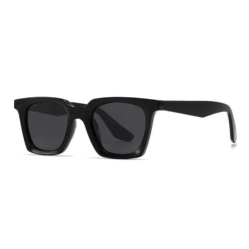 JNPCXI New Square Women Sunglasses Shades UV400 Fashion Clear Lens Frame Men Blue Sun Glasses