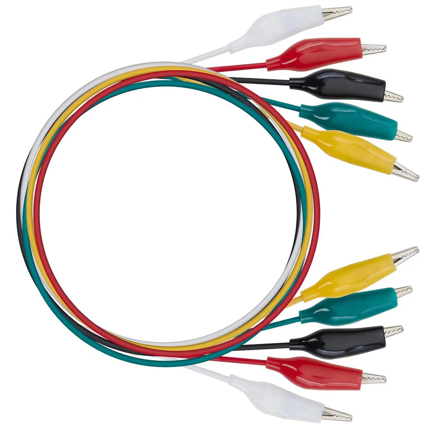 10pcs 30cm 35mm Alligator Clips Electrical Test Leads with Alligator Clips, Stamping Jumper Wires for Electrical Testing
