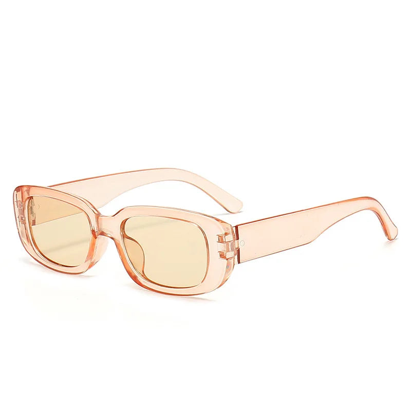 Retro Box Sunglasses for Men and Women Retro UV400 Sunshade Glasses Suitable for Summer Beach Travel