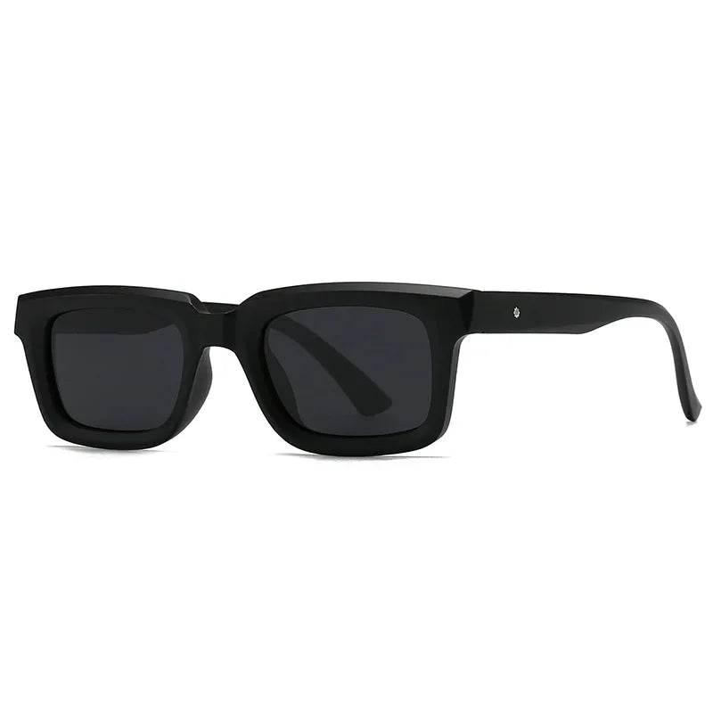 JNPCXI New Square Sunglasses Women Fashion Candy Color Blue Shades UV400 Retro Rivets Men Sun Glasses