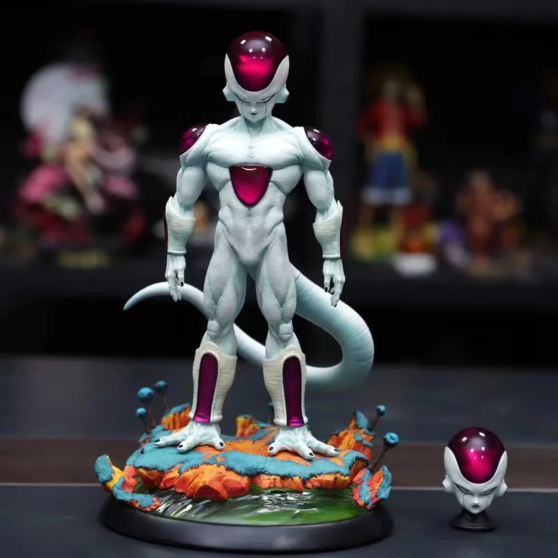 30CM Anime Dragon Ball Z Freezer Figure with Base Final Form Frieza Figurine PVC Action Figures Collection Model Toys Gifts