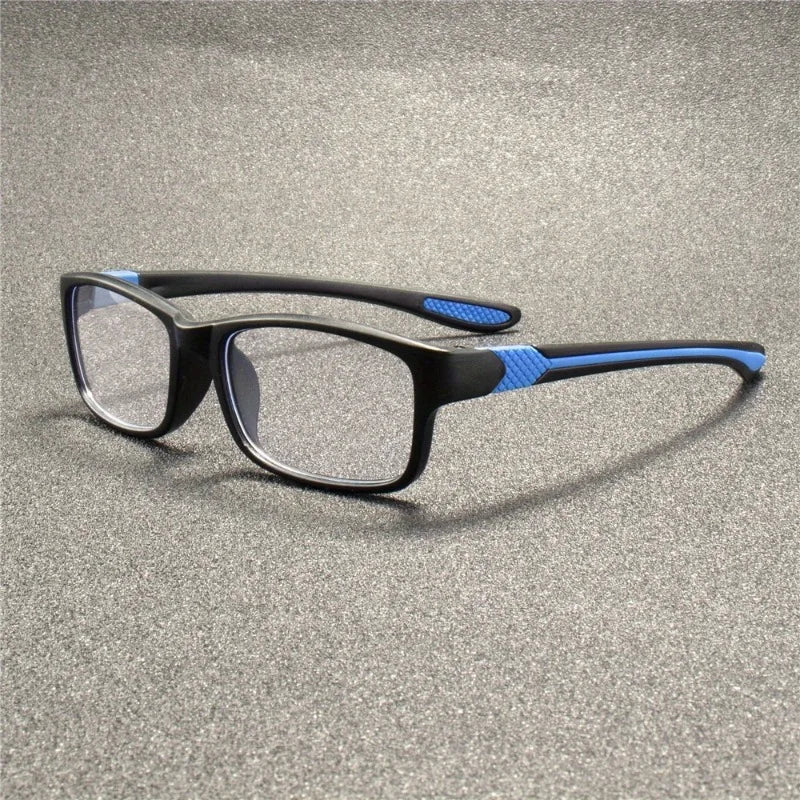 6 Pairs of Men's Elegant Anti Blue Reading Glasses Suitable for Digital Screens and Outdoor Use, Computer Goggles