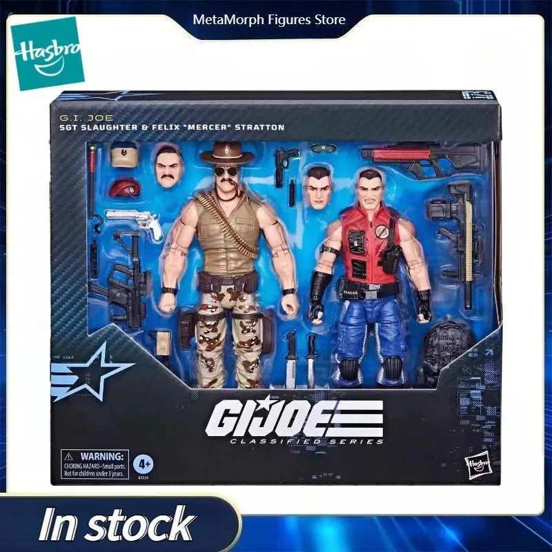 Original Hasbro G.I. Joe Classified Series 173 Sgt Slaughter & Felix 'Mercer' Stratton Action Toy Figure