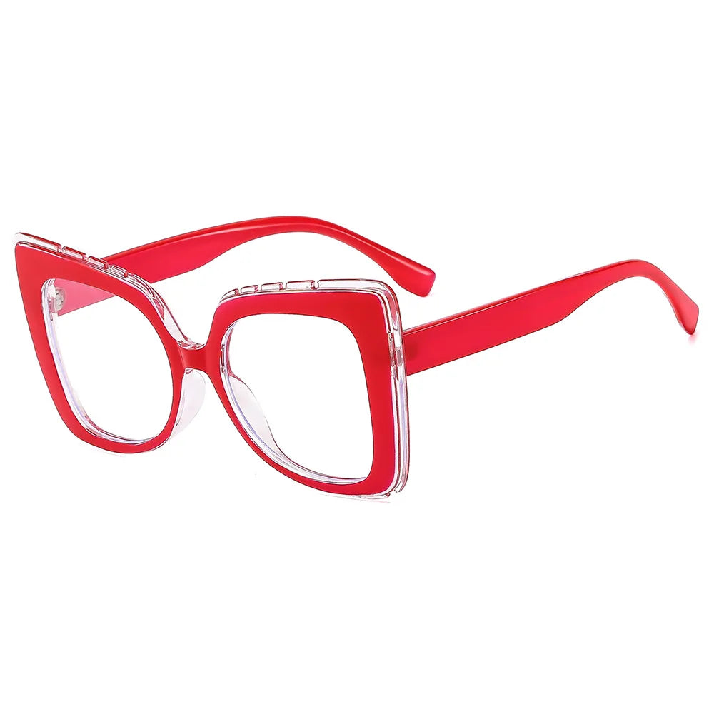 JNPCXI New Square Anti Blue Light Glasses Frame Women Men Eyewear Optical Computer Eyeglasses Frames Fake Eyeglass Eyewear