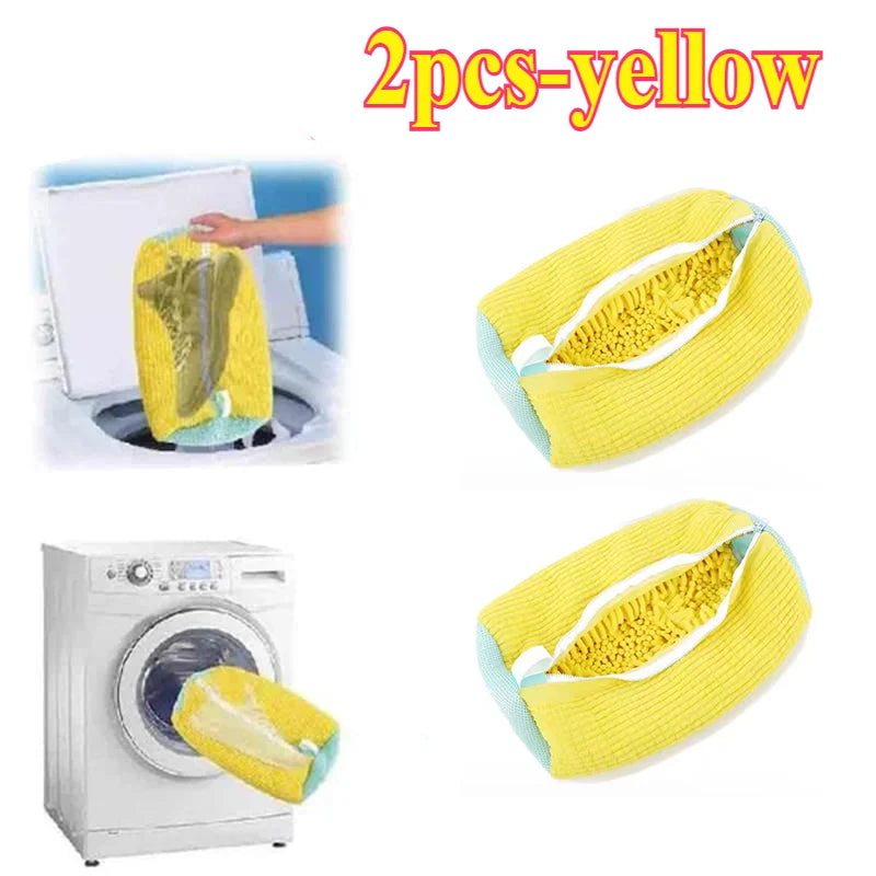 Washable Shoe & Drying Bag with Soft Fiber - Durable Polyester Laundry Protector