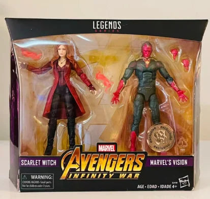 Original Hasbro Marvel Legends Series Avengers Infinity War SCARLET WITCH MARVEL'S VISION Anime Figure Toy Collection Model