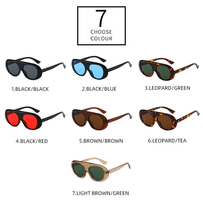 JNPCXI Retro Pilot Sunglasses Women Fashion Tea Tea Gradient Shades UV400 Men Punk Sun Glasses