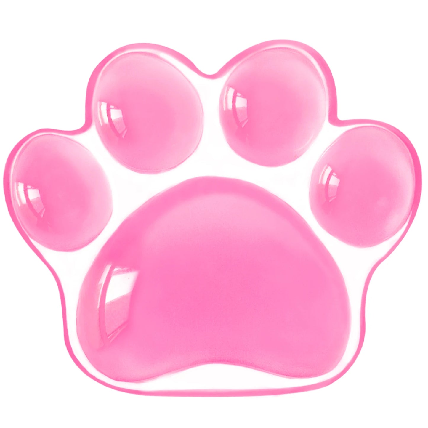 EXCO Ergonomic Silicone Mouse Wrist Rest Support Pad Cat Paw Hand Cushion Soft for Office Computer Laptop Gaming Pain Relief