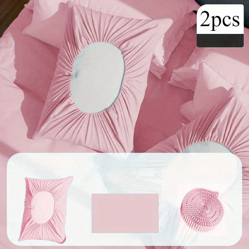 Disposable Pillowcase Set, Dirt-Proof & Breathable, Universal Fit for Hotel, Beauty Salon, Travel - No Pillow Core Included