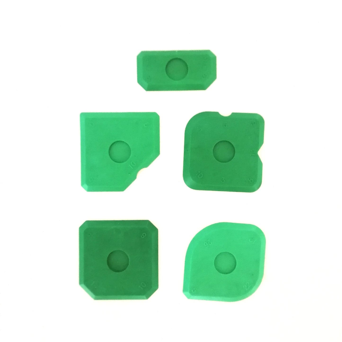 5pcs Caulking Tool Kit, Silicone Joint Sealant Spreader Spatula Scraper, Edge Repair Tools, Floor Tile Edges Cleaner