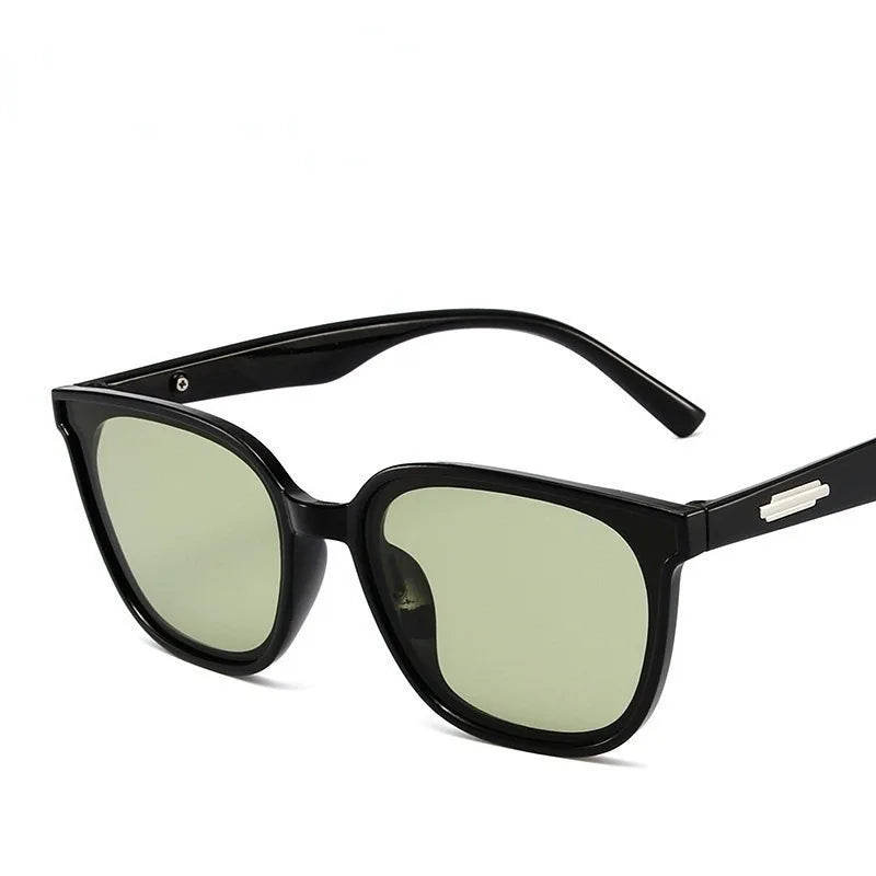Retro Large Frame Sunglasses Men and Women UV Protection Sunglasses
