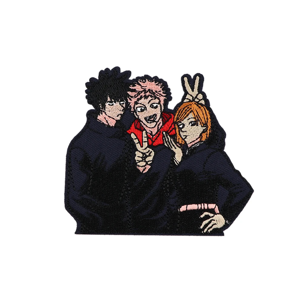 DIY Anime Badges Embroidery Patch Applique Ironing Clothing Sewing Supplies Decorative Patches
