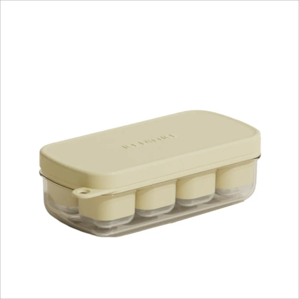Easy-Press Silicone Ice Cube Tray - Food Grade, Quick-Freeze Mold for Home, Kitchen & Outdoor Use, Ideal Kitchen Accessory