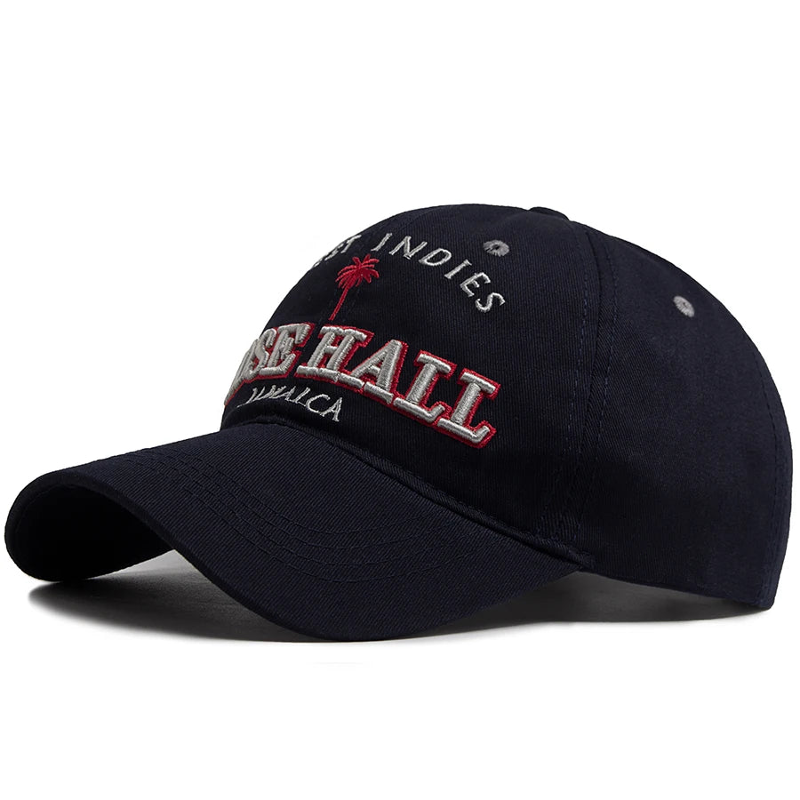 Men Letter Embroidery Baseball Cap Summer Visor Fashion Hip Hop Caps Snapback Women Casual Vintage Cotton Hat Unisex Adjustable