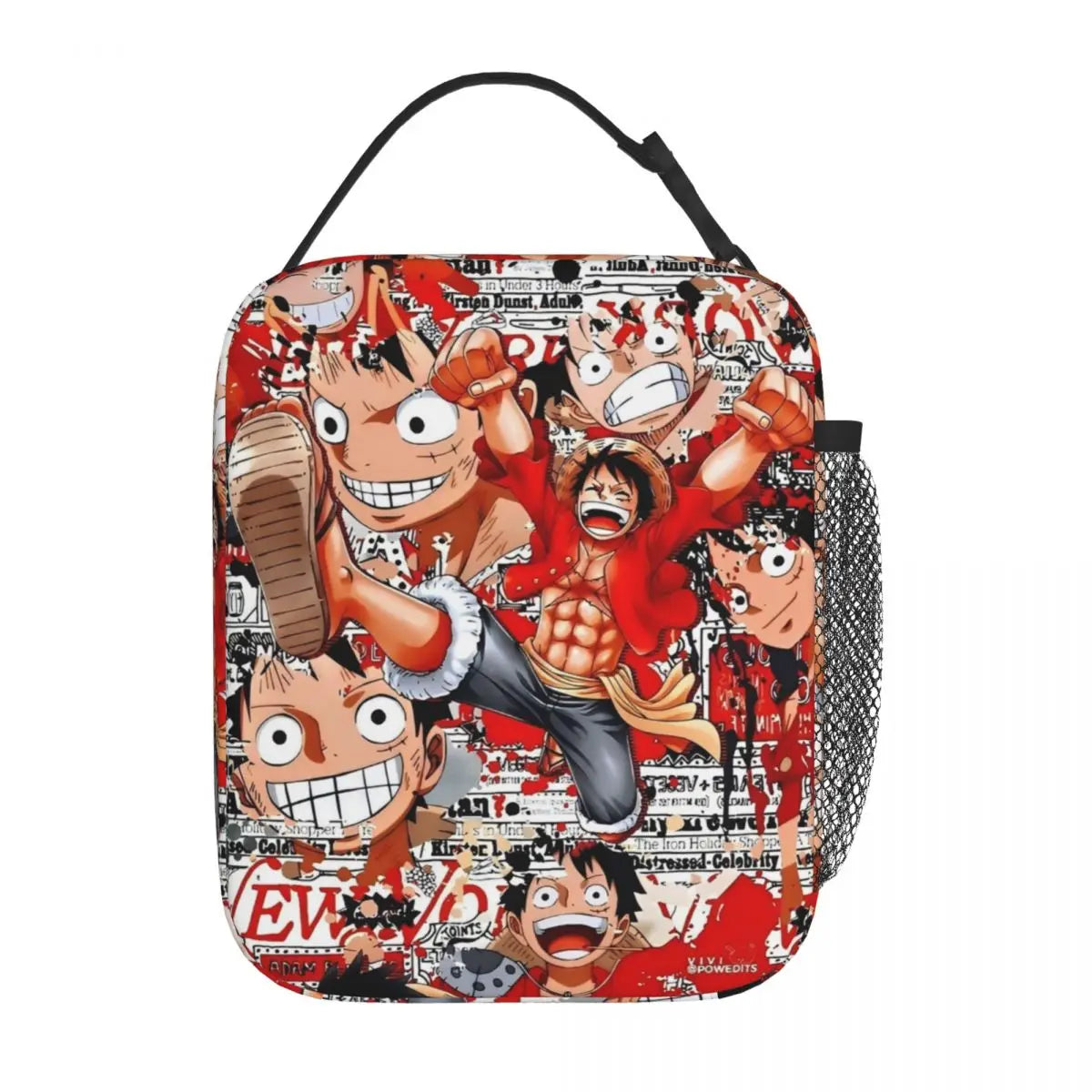 One Piece Monkey D Luffy Anime Insulated Lunch Thermal Bag Work School Bag M5