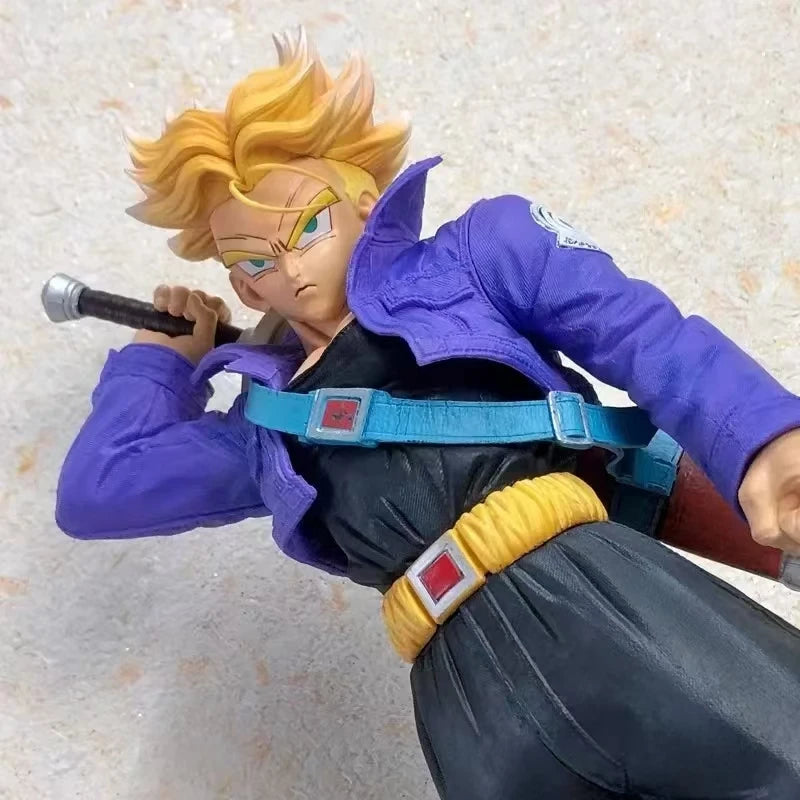 23CM/9" Dragon Ball Z Anime Figurine Trunks Figure Super Saiyan Trunk PVC Model