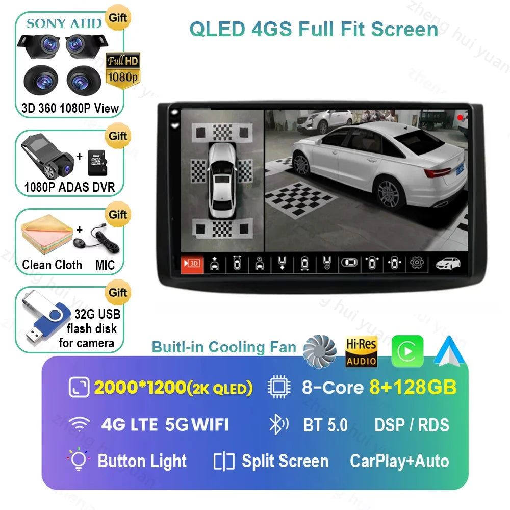 For Chevrolet Aveo T250 2006 - 2012 Nexia 1 2020 2021 - 2022 Android 16 CarPlay Auto Car Radio Multimedia navigation video DVD