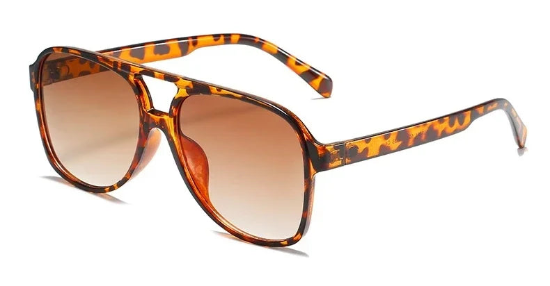 JNPCXI Double Bridge Classic Pilot Sunglasses Women Retro Vintage Sun Shades Glasses Unisex Driving Eyewear