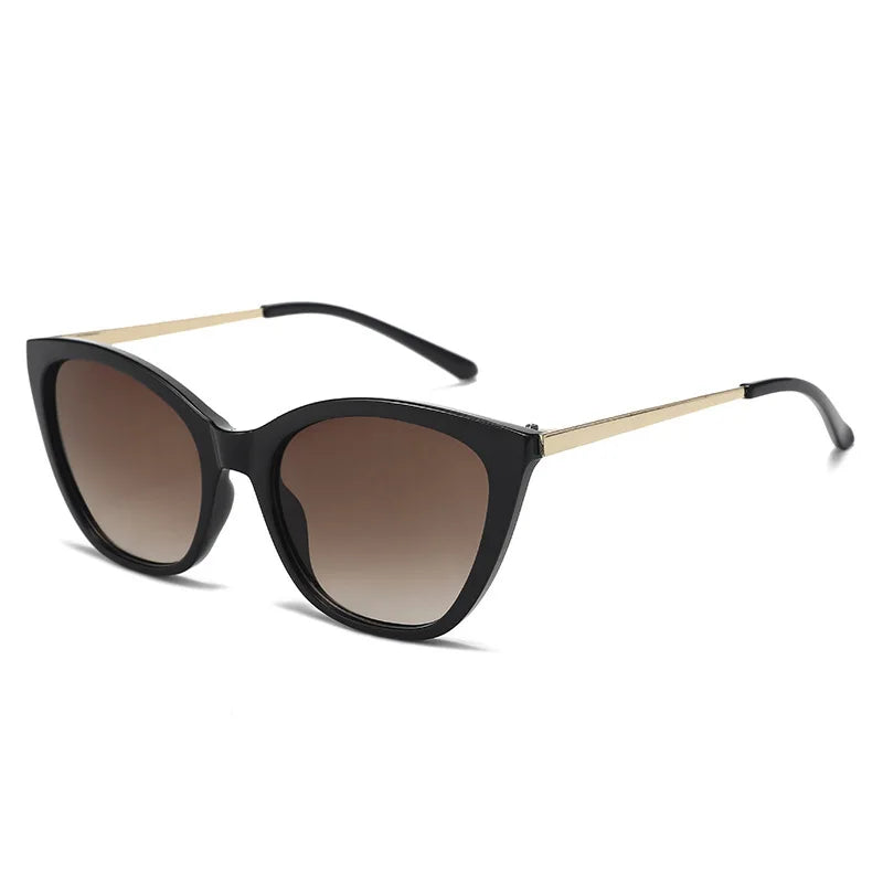 JNPCXI New Cat Eye Sunglasses Women for Female Fashion Shades Luxury Brand Designer Y2k Punk Sexy Ladies Eye Glasses