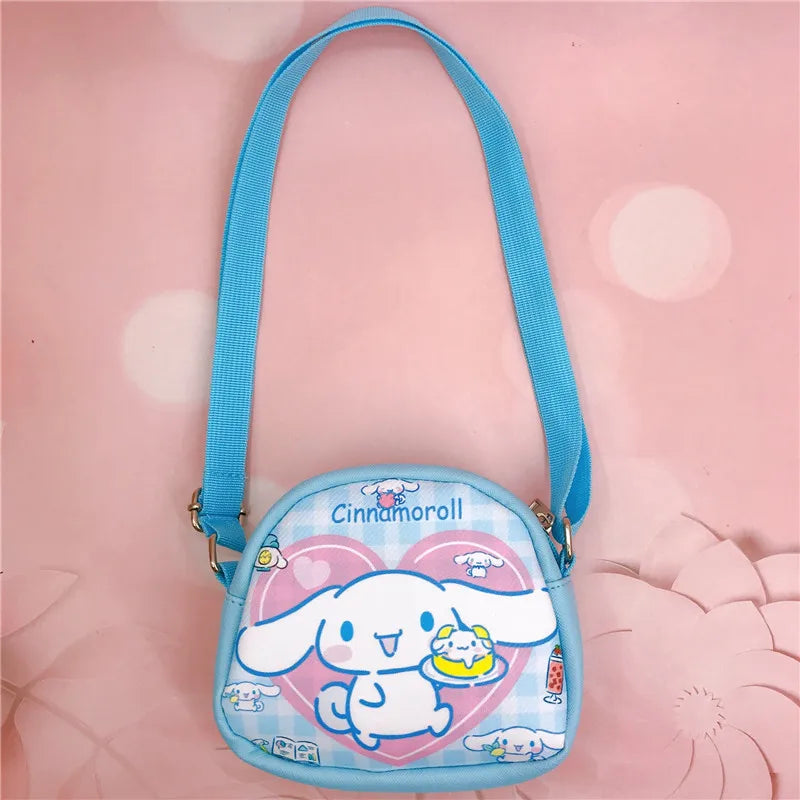 Crossbody Bag Sanrio Shoulder Bags Cute Cartoon Backpacks  Cinnamorol Girl Pouch