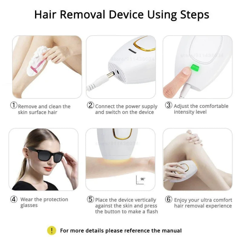 Popular hair removal device laser, IPL womens shaving strong pulse hair removal