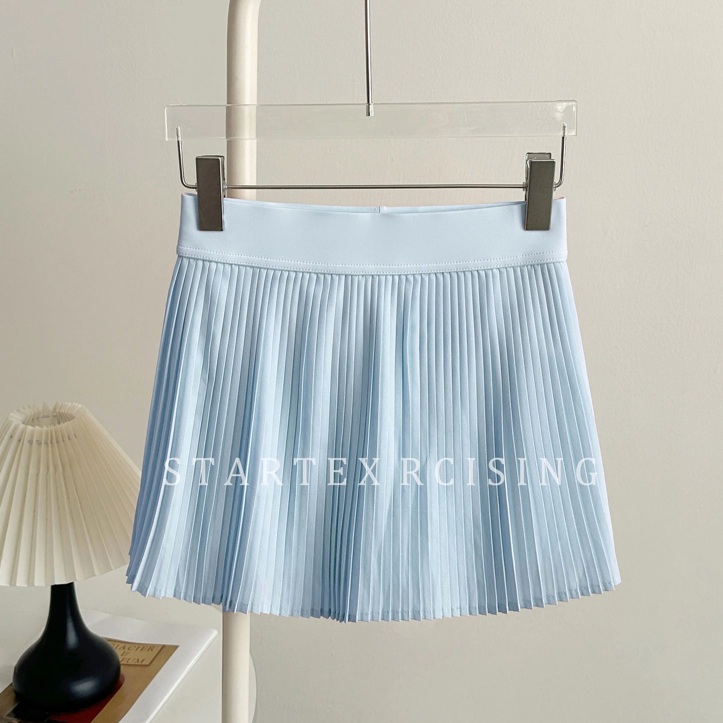 Women High Waist Pleated Tennis Skirt Anti Exposure Liner Shorts Mini Skirt Fitness Running Casual Short Skirts