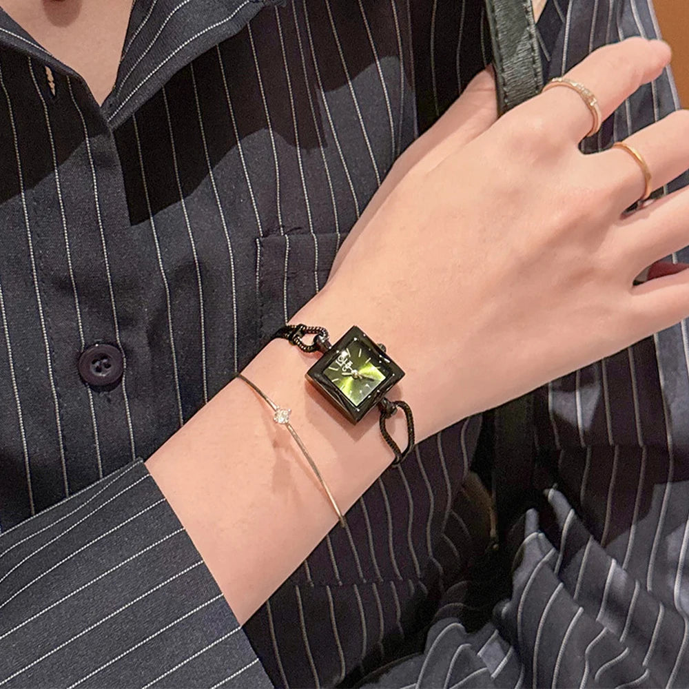 GEDI Square Women's Watch 2026 Bracelet Quartz Vintage Woman Watches Luxury Waterproof Fashionable Wristwatch Gifts