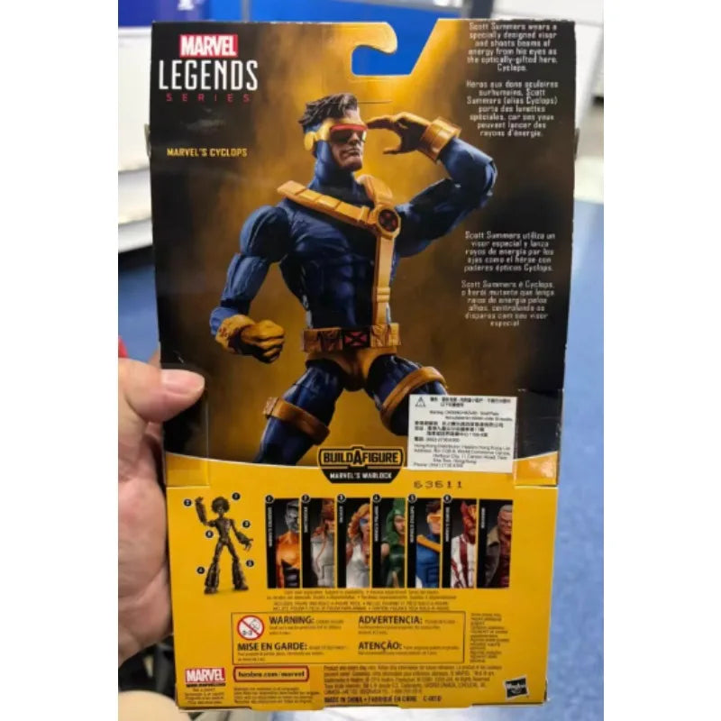 Original Hasbro Marvel Legends Series X-MEN CYCLOPS Anime Figure Toy Model Collection