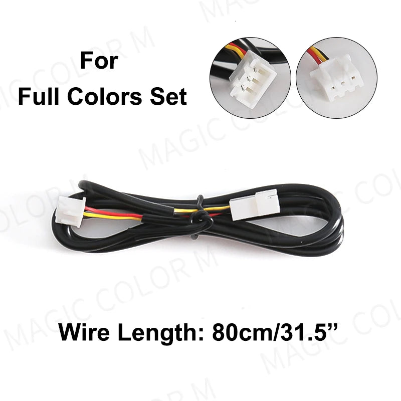 Extension Wire Cable / Color Changing Switch for 18 in 1 14 in 1 10 in 1 6 in 1 Full Colors RGB Car Ambient Light Accessories