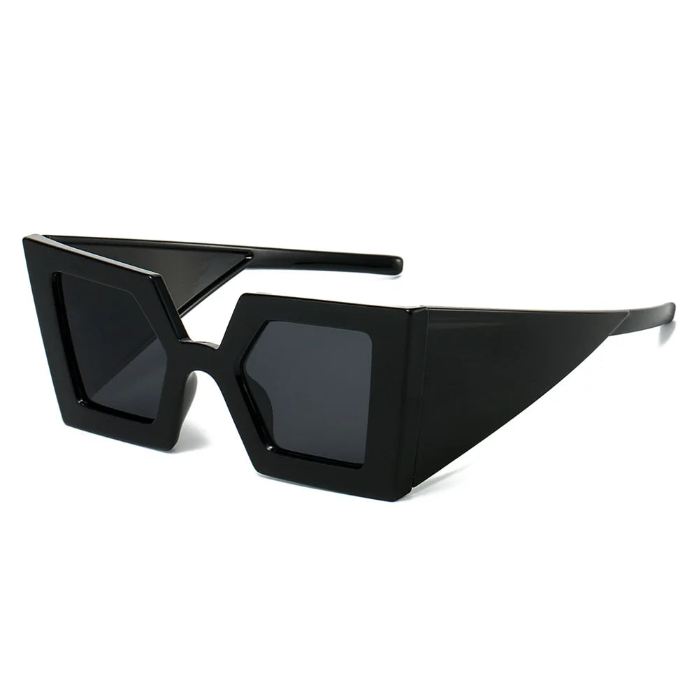 JNPCXI New Y2K Punk Square Sunglasses Women Luxury Big Frame Vintage Sun Glasses For Ladies Fashion Outdoor Shades UV400