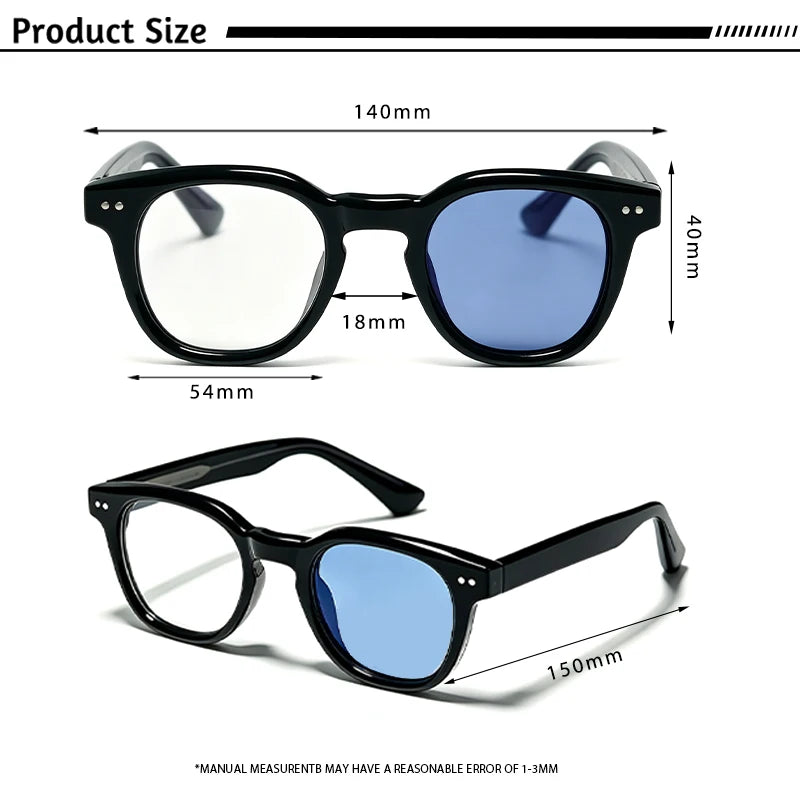 CATERSIDE Retro Men's Photochromic Sunglasses High-Quality Pc Square Sun Glasses Women's Outdoor Travel Business Glasses UV400