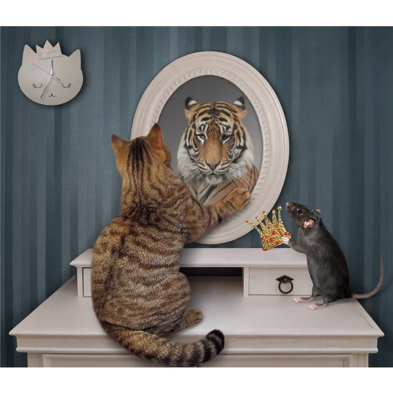 28.5*21.5cm Paper Jigsaw Puzzle 100 Pieces Animals Adult Stress Relief Children Educational Entertainment Toys Christmas Gift
