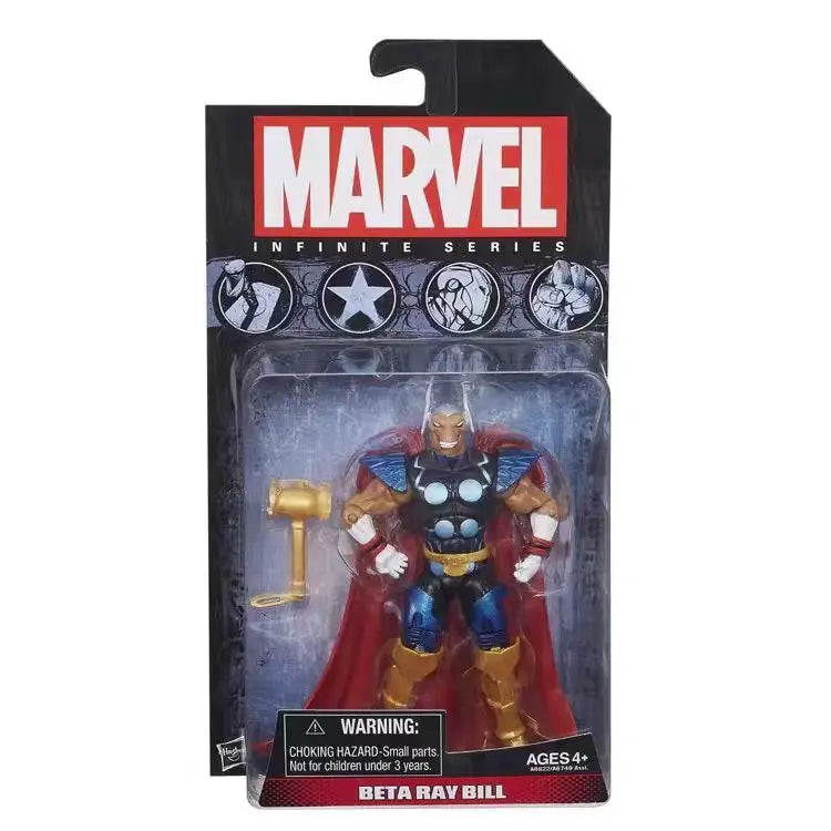 Original Hasbro Marvel INFINITE Series THOR/BETA RAY BILL/DEATH'SHEAD/WHIRL WIND/YELLOWJACKET /WASP/GRIM REAPER Anime Figure Toy