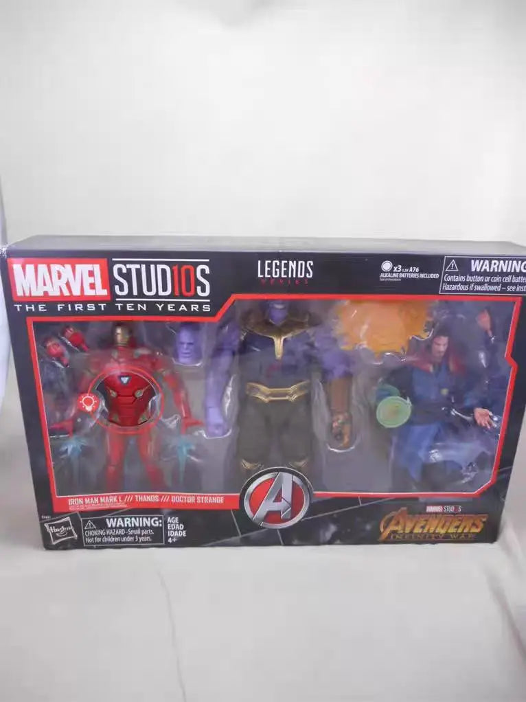 Original Hasbro Marvel IRON MAN MARK 50 IRON SPIDER/HULK HULKBUSTER/IRON MAN MARK L THANOS DOCTOR STRANG Action Toy Figure