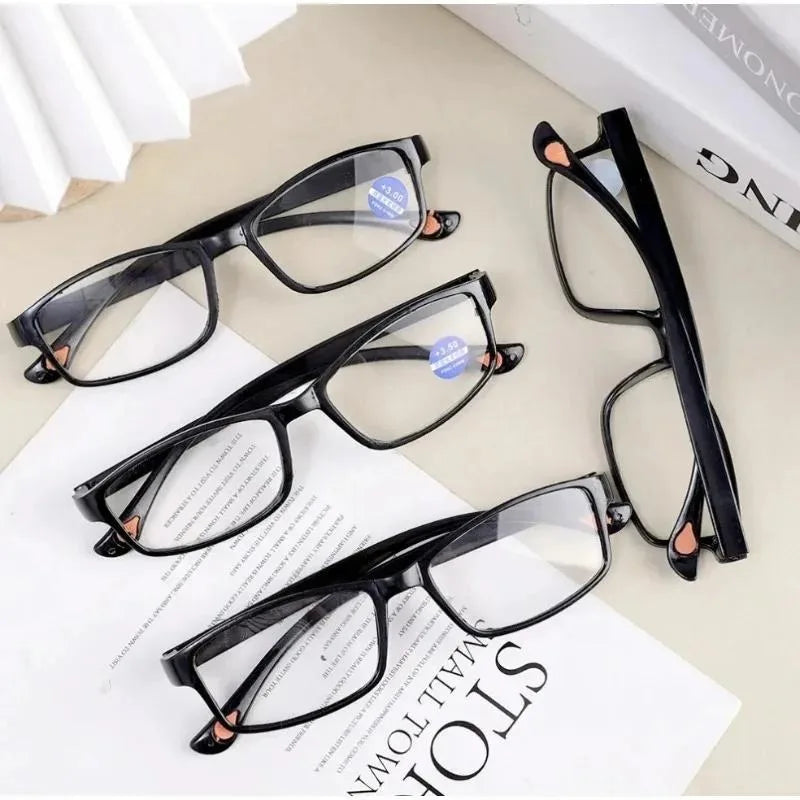 8 Pieces of Female Ultra Mild Reading Glasses with+1.0 To+4.0 Magnification Anti Glare and Scratch Resistant Lenses