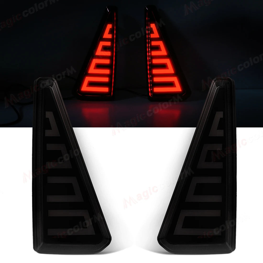 For Toyota NOAH VOXY 80 Series 2014 2015 2016 2017 2018 Rear Bumper Reflector Light Sequential Turn Signal Brake Driving Lamp